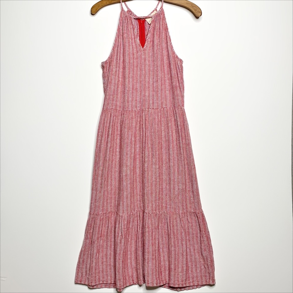 Universal Thread Racerback Tiered Linen Blend Midi